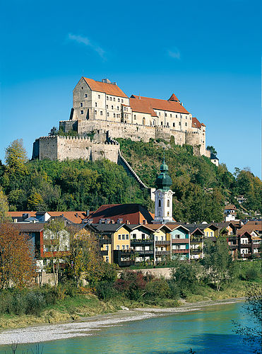 Burg Burghausen, Hauptburg von Südosten