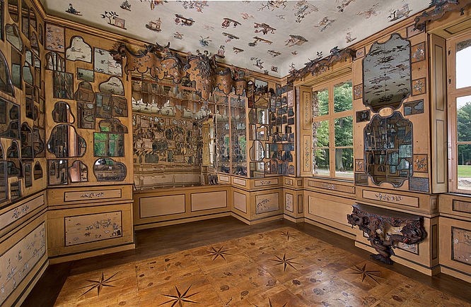 Eremitage und Hofgarten Bayreuth, Chinesisches Spiegelkabinett, Altes Schloss Eremitage