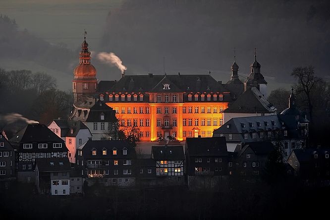 Schloss Berleburg im Winter