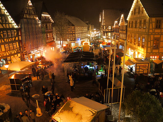 Historische Altstadt Grünberg, Grünberger Weihnachtsmarkt "Sternenzauber"