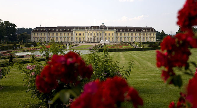 Residenzschloss Ludwigsburg, der Südgarten des Residenzschlosses