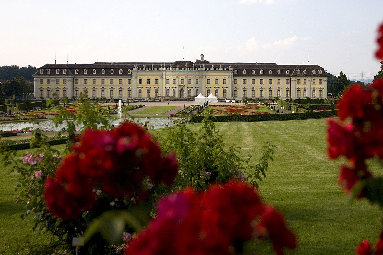 Residenzschloss Ludwigsburg, der Südgarten des Residenzschlosses