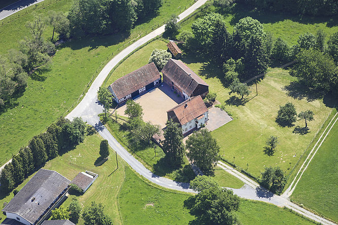 Jagdgut Ohrnbachtal, Luftaufnahme