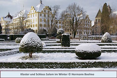 Kloster und Schloss Salem im Winter © Hermann Boehne