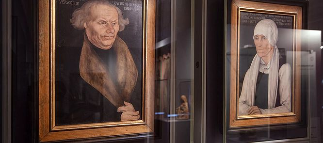 Unikate auf der Wartburg: Porträts von Hans und Margarete Luther 
