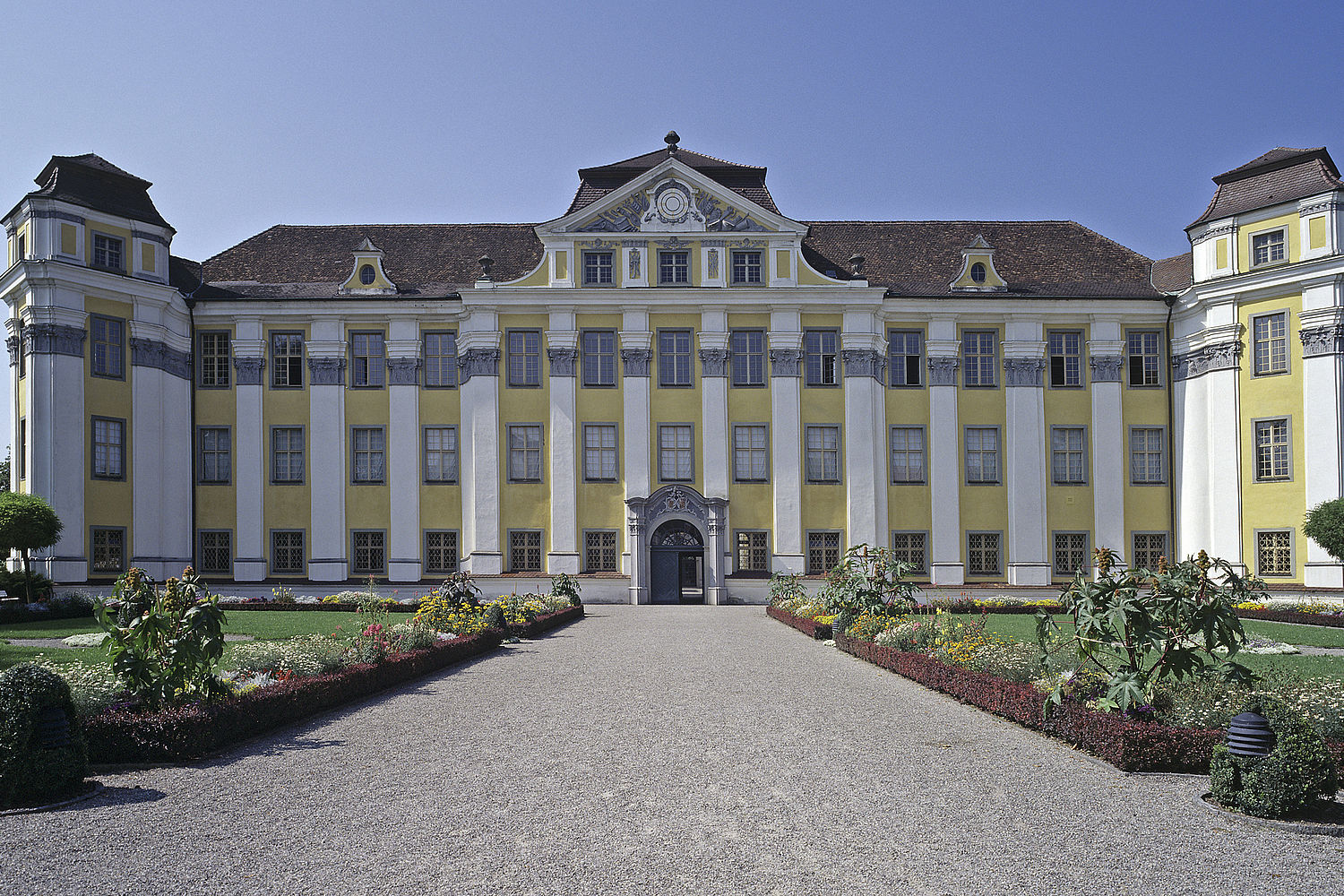 Neues Schloss Tettnang, Vorderseite