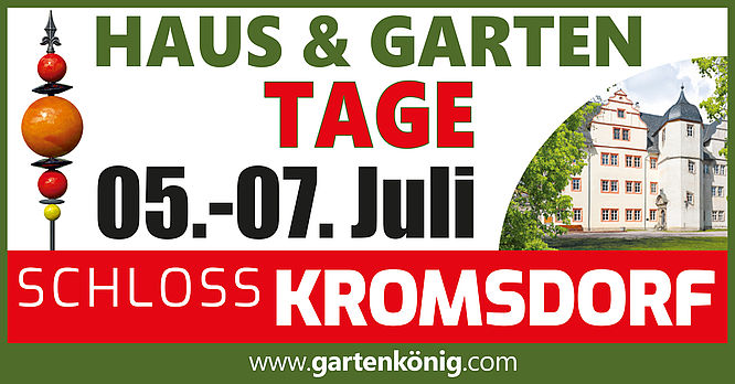 "Haus & Garten Tage" auf Schloss Kromsdorf bei Weimar