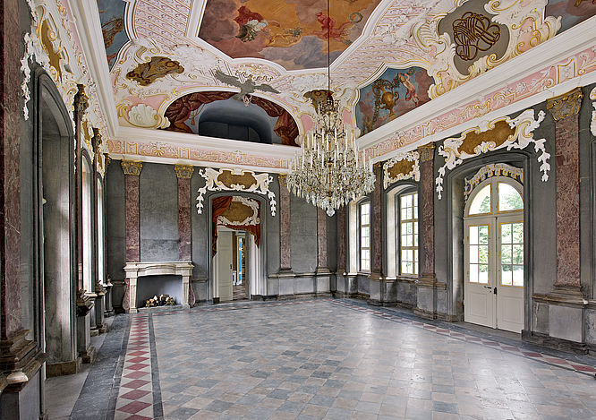 Eremitage und Hofgarten Bayreuth, Marmorsaal, Altes Schloss Eremitage