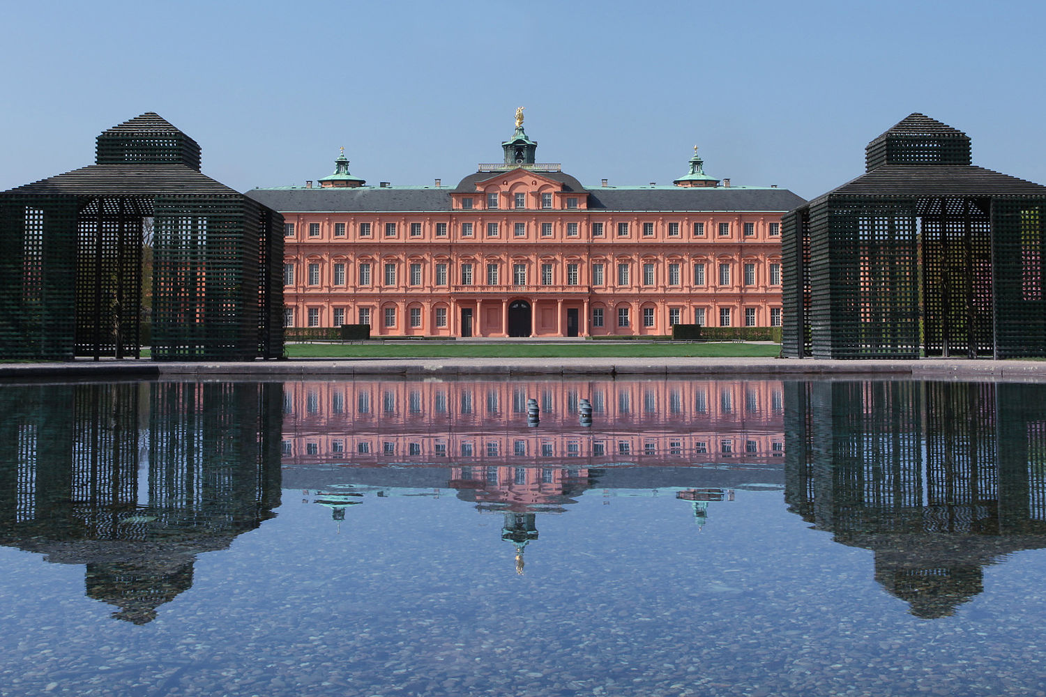 Residenzschloss Rastatt, Gartenseite