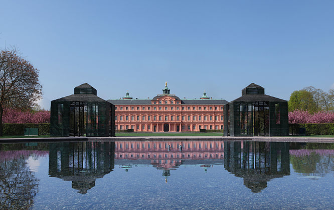 Residenzschloss Rastatt, Gartenseite