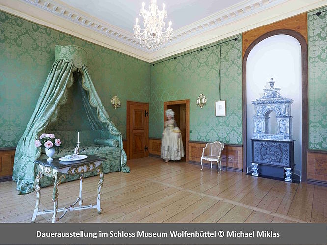 Schloss Museum Wolfenbüttel, Privatschlafzimmer der Herzogin