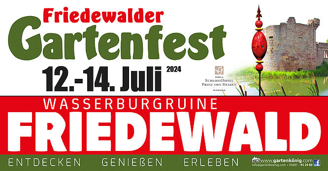 „Friedewalder Gartenfest“ Wasserburg Friedewald