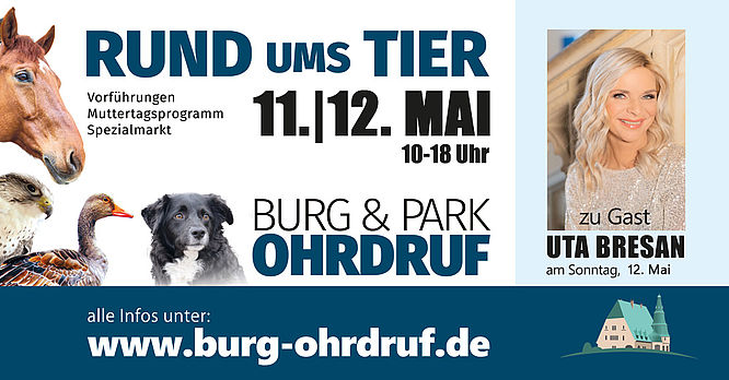 Erlebnismarkt „Rund ums Tier“ Burg & Park Ohrdruf
