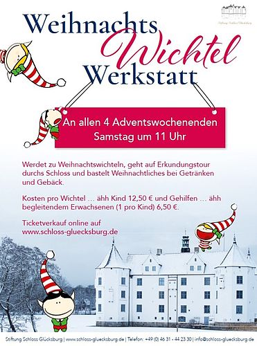 Weihnachtswichtelwerkstatt im Schloss Glücksburg