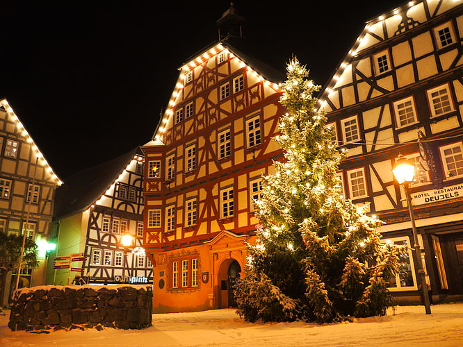 Historische Altstadt Grünberg, Grünberger Weihnachtsmarkt "Sternenzauber"