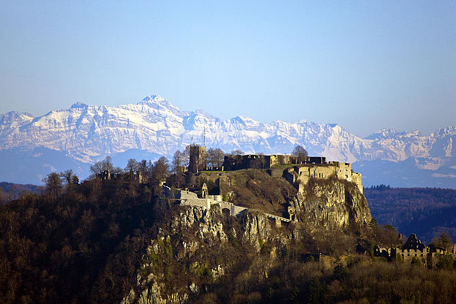 Festungsruine Hohentwiel, Panoramablick