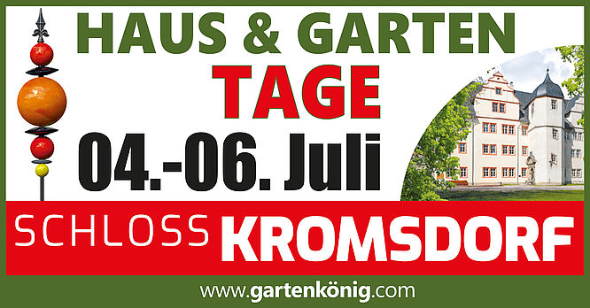 "Haus & Garten Tage" auf Schloss Kromsdorf
