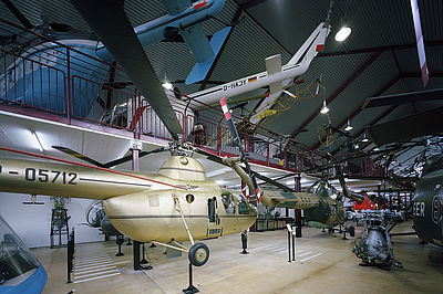 Historische Altstadt Bückeburg, Hubschraubermuseum innen