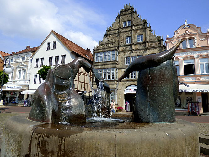 Historische Altstadt Stadthagen, Brunnen am Marktplatz