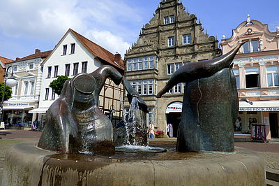 Historische Altstadt Stadthagen, Brunnen am Marktplatz