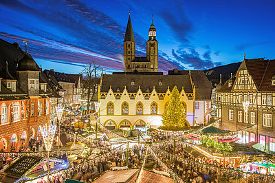 Historische Altstadt Goslar, Weihnachtsmarkt & Weihnachtswald Goslar