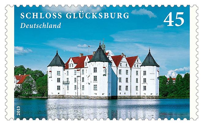 Briefmarke Schloss Glücksburg