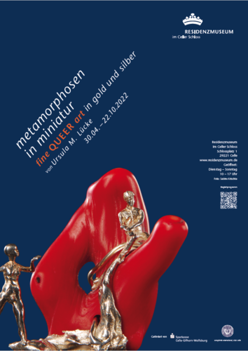 Sonderausstellung im Celler Schloss „metamorphosen in miniatur. fine queer art in gold und silber“, „Korallenminne“, Ursula M. Lücke