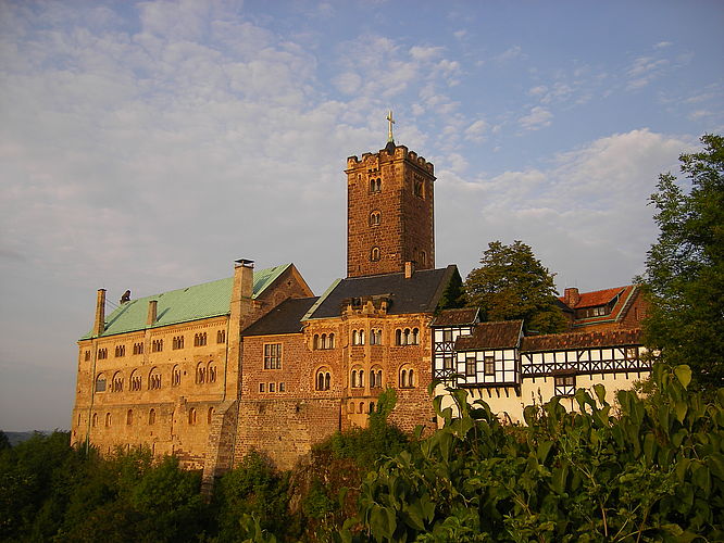 Die Wartburg - UNESCO Weltkulturerbe im Morgenlicht