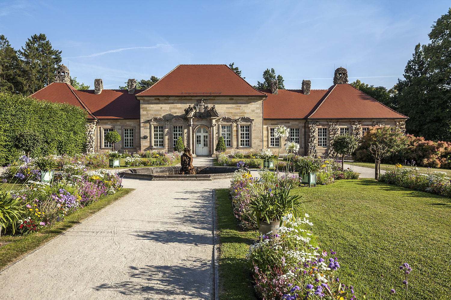 Eremitage und Hofgarten Bayreuth, Altes Schloss Eremitage, Nordfassade