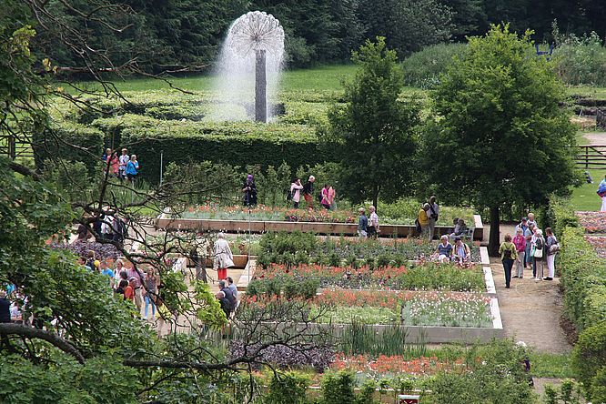 Schloss Ippenburg, das Rosarium