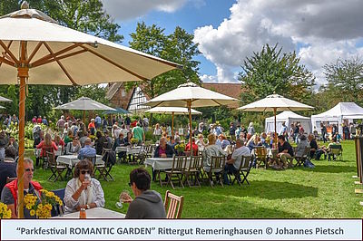 “Parkfestival ROMANTIC GARDEN” Rittergut Remeringhausen © Johannes Pietsch