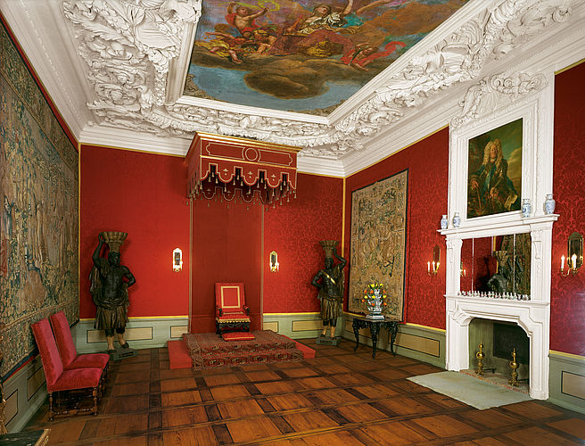 Schloss Museum Wolfenbüttel, Erlebnisführung mit dem herzoglichen Tanzmeister Monsieur de la Marche, Audienzzimmer des Herzogs