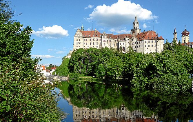 Hohenzollernschloss Sigmaringen, Donauseite