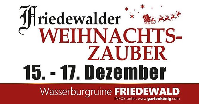 „Friedewalder Weihnachtszauber“ Wasserburgruine Friedewald