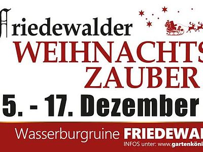 „Friedewalder Weihnachtszauber“ Wasserburgruine Friedewald