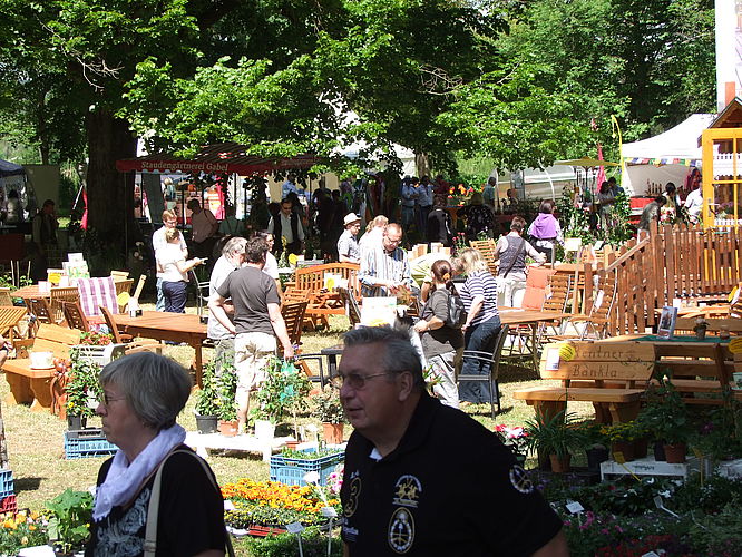 Fränkisches Gartenfest Wasserschloss Mitwitz 