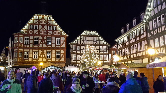 Historische Altstadt Grünberg, Grünberger Weihnachtsmarkt "Sternenzauber"