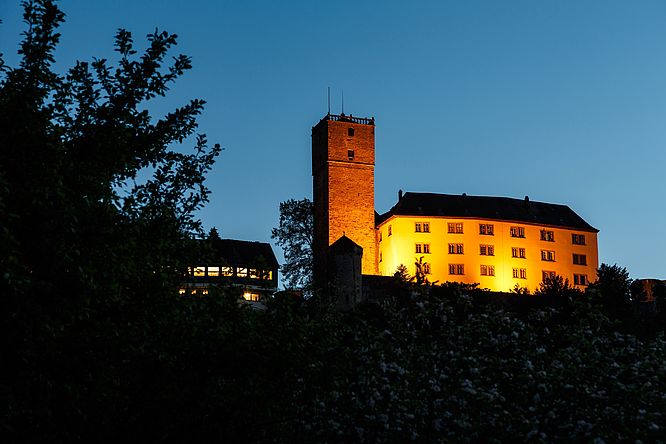 Burg Guttenberg, Abendbild