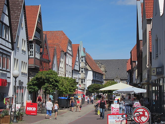 Historische Altstadt Stadthagen, Fußgängerzone