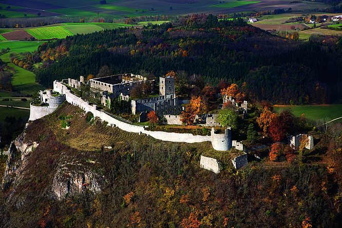 Festungsruine Hohentwiel, Luftbild
