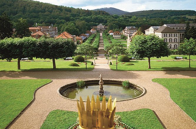 Landpartie Herbstzauber im Staatsbad Bad Brückenau, Schlosspark-Ensemble