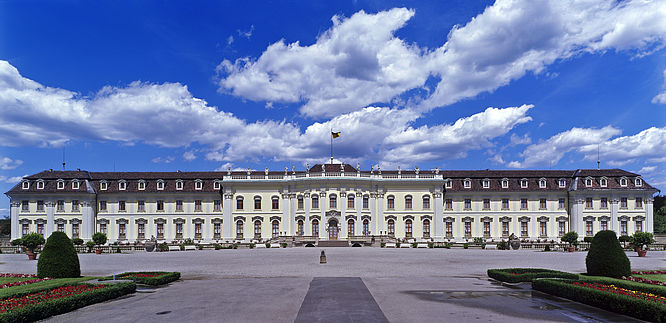 Residenzschloss Ludwigsburg, Das Schloss von Süden