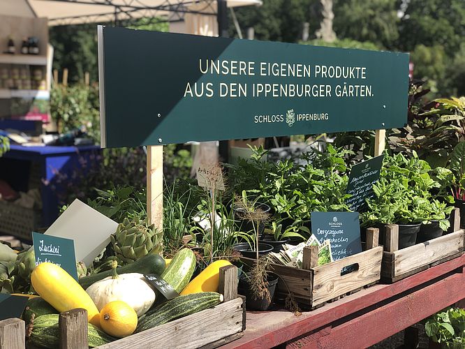 Öffnung der Ippenburger Gärten 2021, Gartenshop
