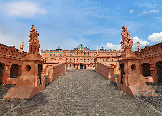 Residenzschloss Rastatt, der Ehrenhof