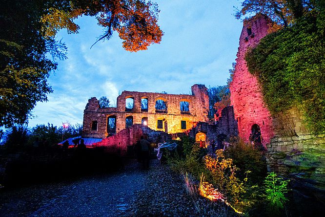 Hardenberg BurgRuine: Halloween